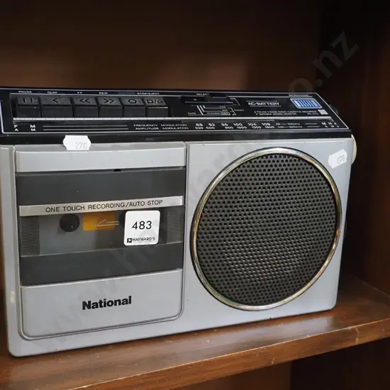 National radio cassette player