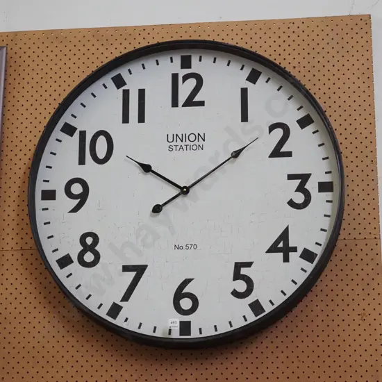 large reproduction station clock Diam-800