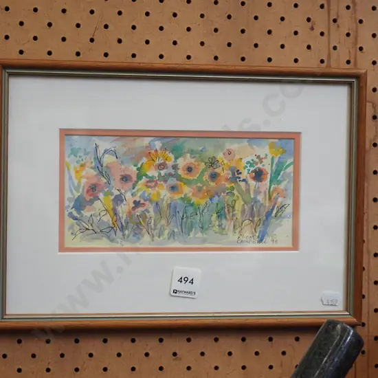 small watercolour - flowers