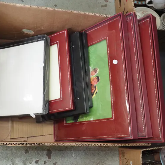 box; photo frames