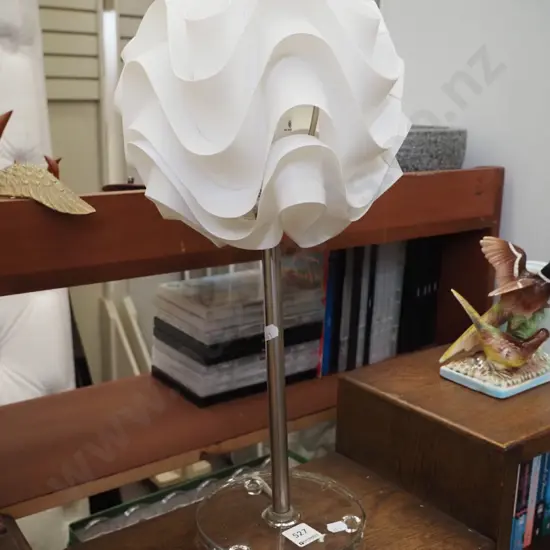 metal, chrome and plastic table lamp H-480