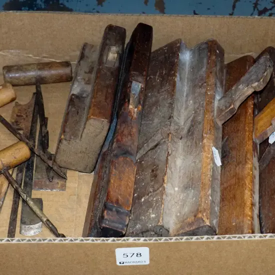 box; moulding planes etc