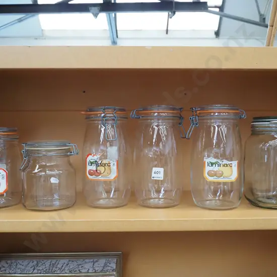 6x self sealing jars