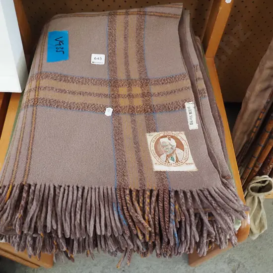 Kaiapoi Mills travel blanket