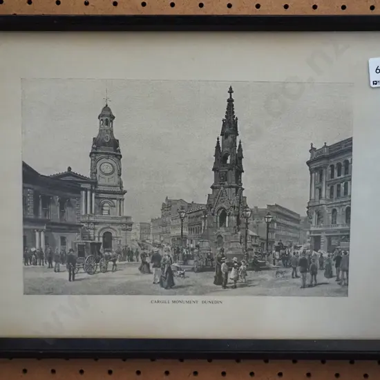 framed print- Cargill Monument Dunedin