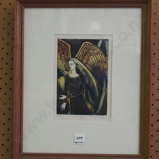 Hilary Thomson 1990 A/P - angel (foxing)