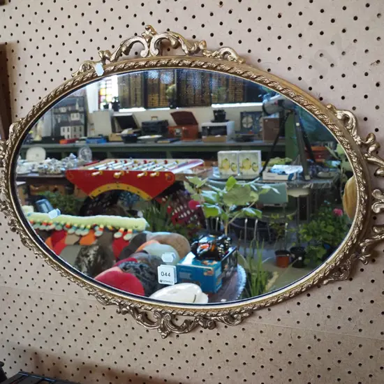 gilt framed wall mirror