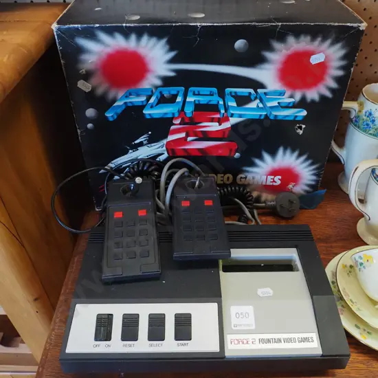 very early Fountain games Force 2 console and controllers - As Is No Returns