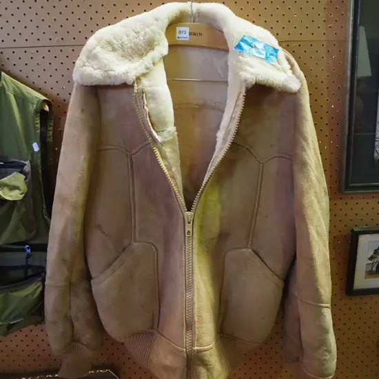 size 48 sheepskin jacket
