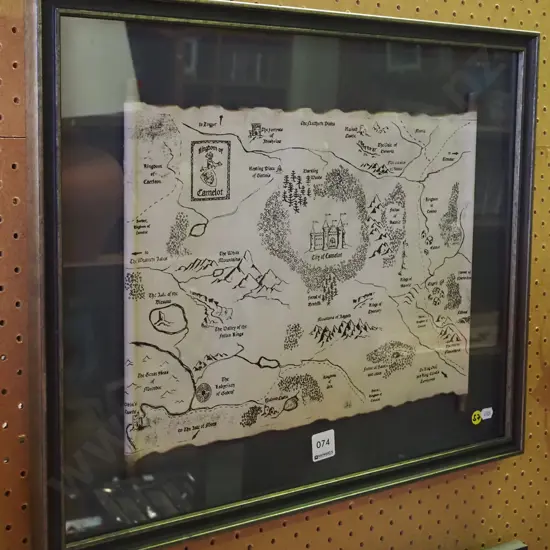 framed scroll -Camelot