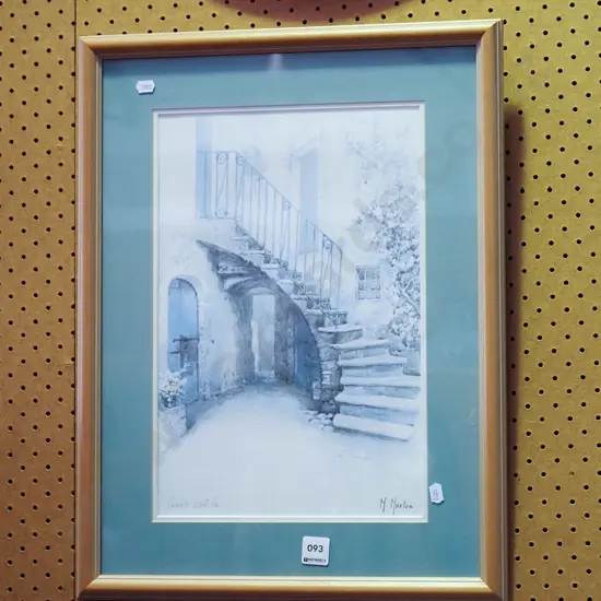 framed print - stairwell