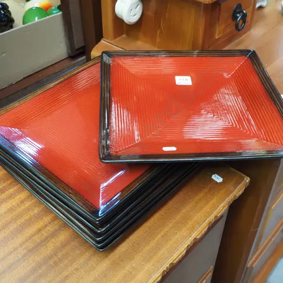 7x square dinner plates