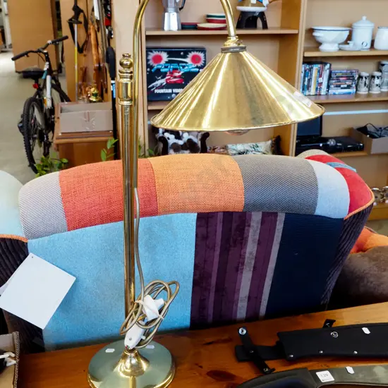 tall brass desk lamp H-690