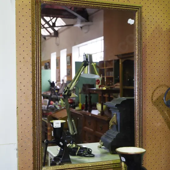 gilt framed wall mirror