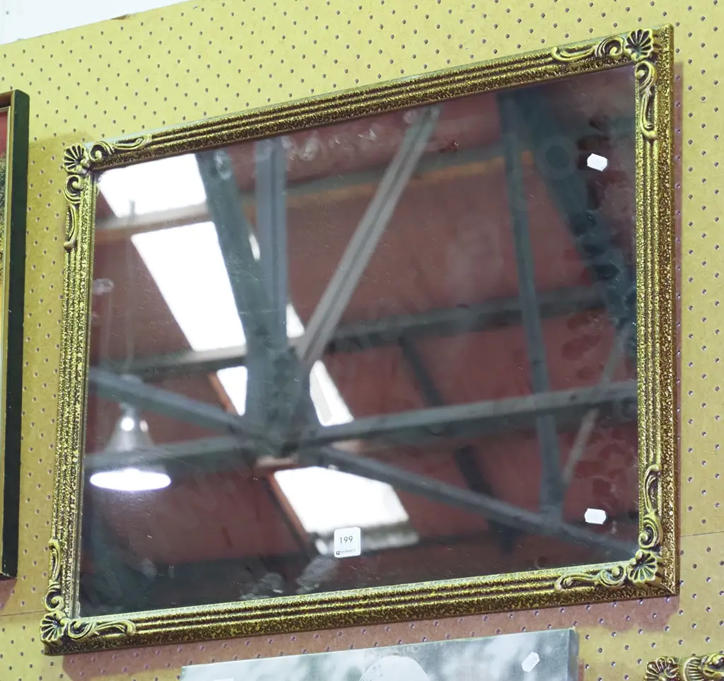 gilt framed wall mirror Image 1++