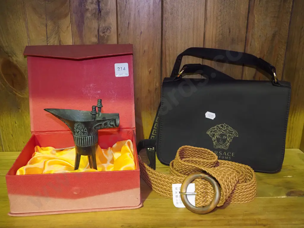 bag, belt, brass Libation Vessel Image 1++