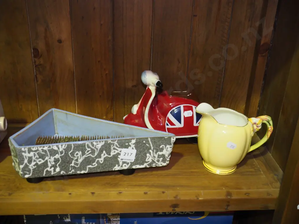 Royal Winton jug, ikebana vase, British Vespa money box Image 1++