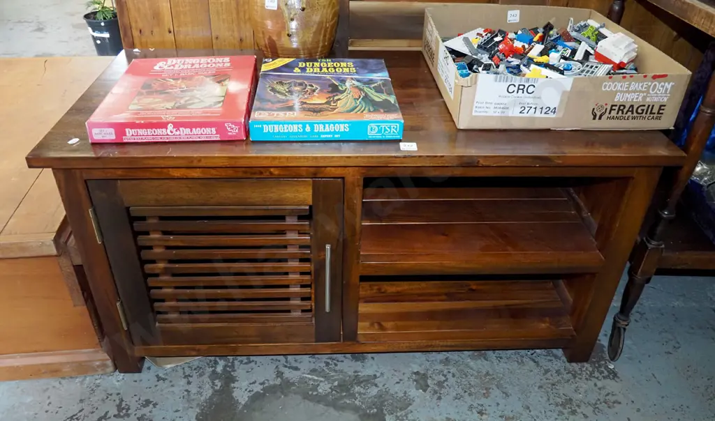 wooden entertainment unit with one door H-500 W-1000 D-500 Image 1++