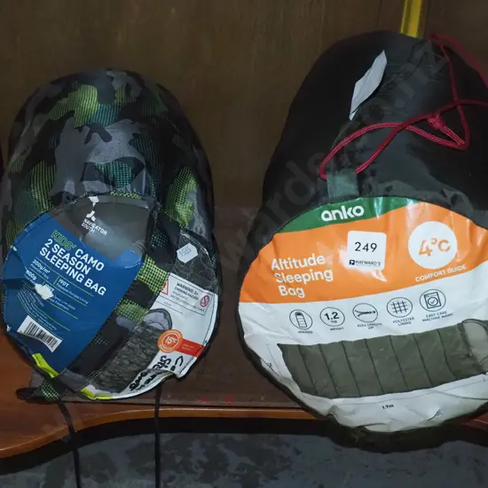 2x sleeping bags
