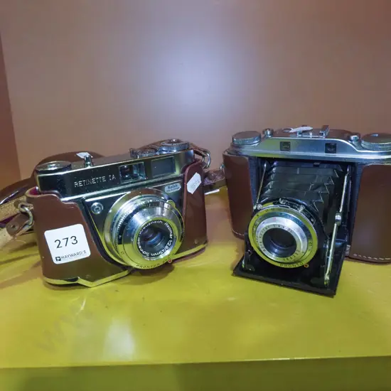 2x mid-century 35mm cameras - excellent condition
