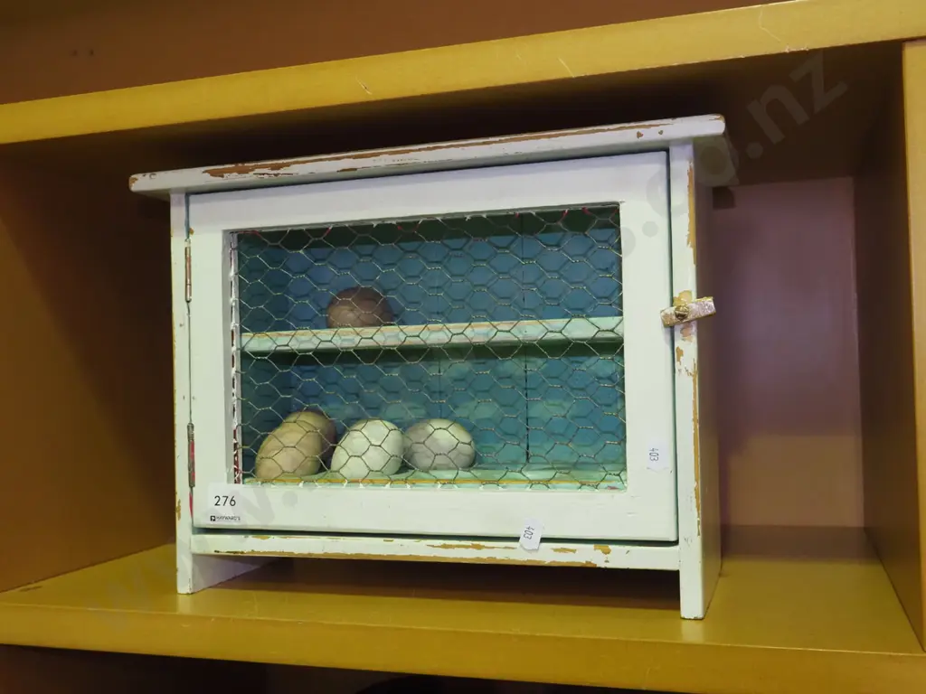 distressed painted egg storage cabinet H-260 Image 1++