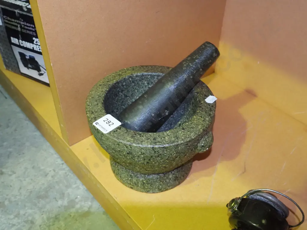 stone mortar and pestle Image 1++