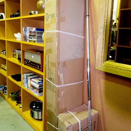 boxed home gym equipment