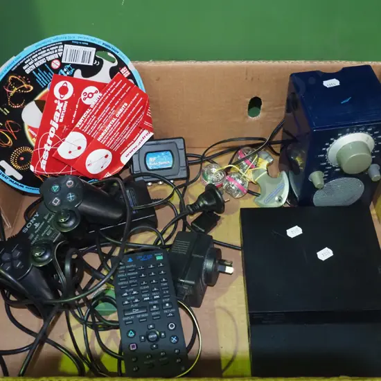 playstation 2, controller, Tivoli radio - no blue tooth, astro jax