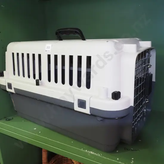 plastic pet carrier