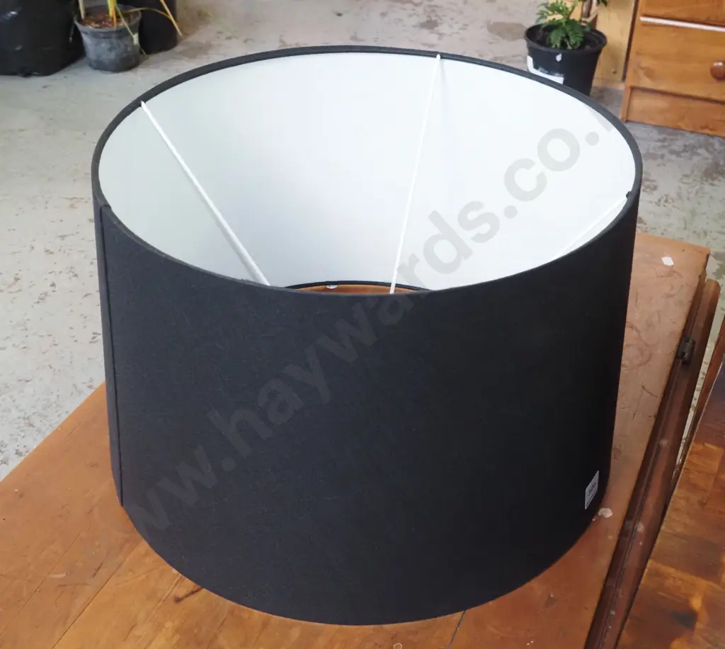 large modern black light shade Image 1++