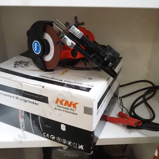 bar mounted 12V electric chainsaw sharpener