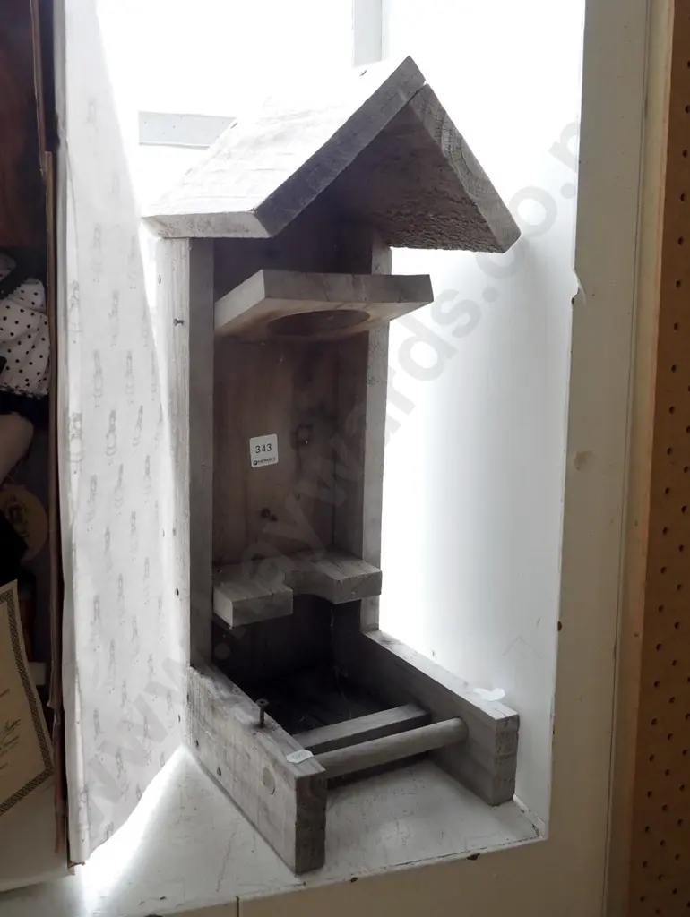 homemade wooden bird feeder Image 1++
