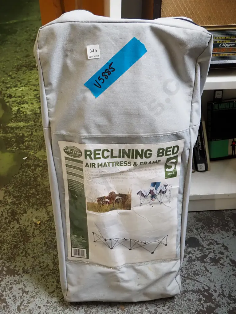 reclining bed air mattress and frame Image 1++