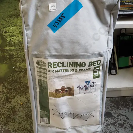 reclining bed air mattress and frame