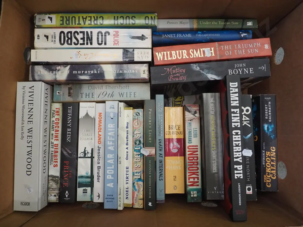 box of modern books Image 1++