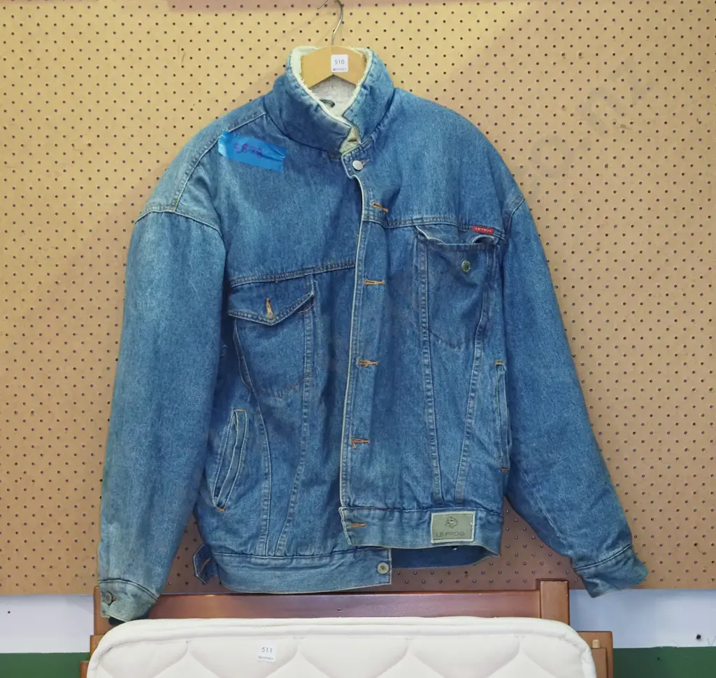 large denim/sheepskin jacket Image 1++