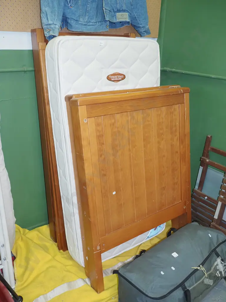 Touch Wood NZ made babies cot - tidy condition Image 1++