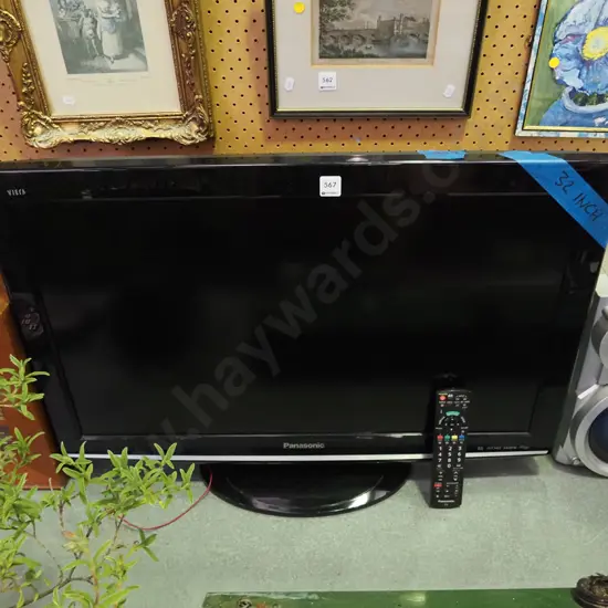 Panasonic 32" TV - remote missing back