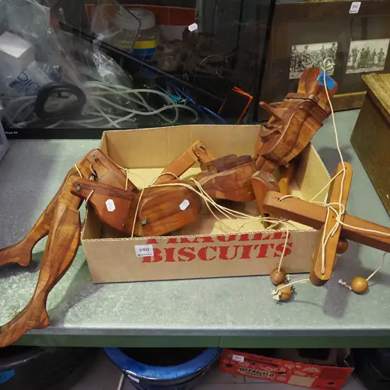 homemade wooden puppet