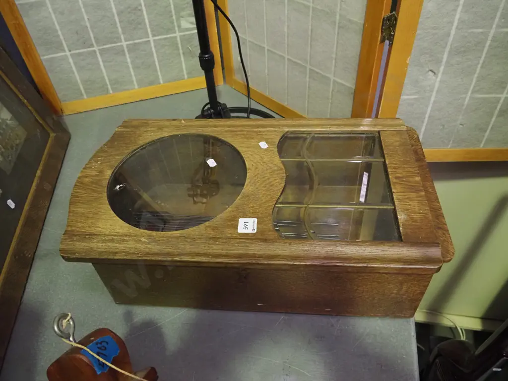 oak clock case Image 1++