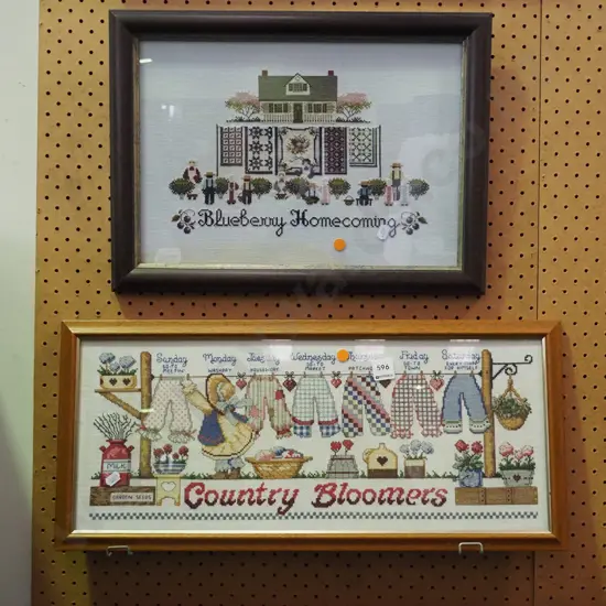 2x framed needleworks