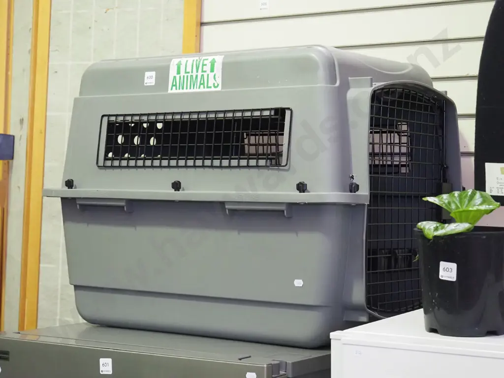 plastic pet carrier Image 1++