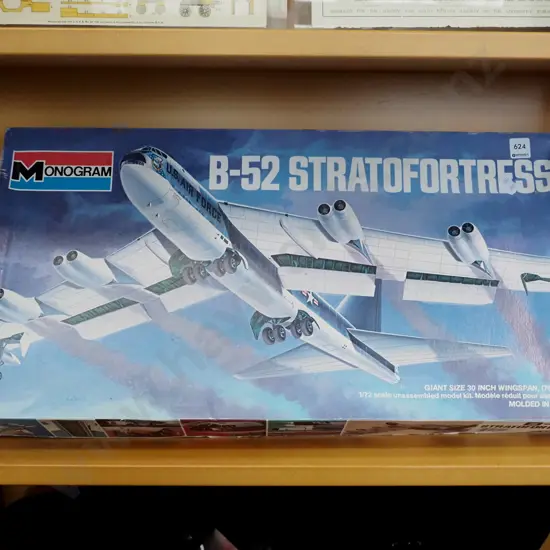 yet to be assembled of B52 Stratofortress