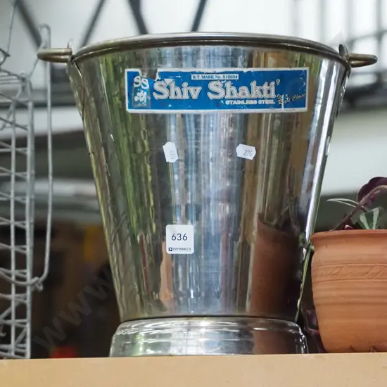stainless steel bucket