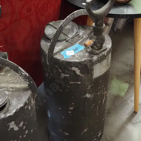 painted stirrup pump fire extinguisher