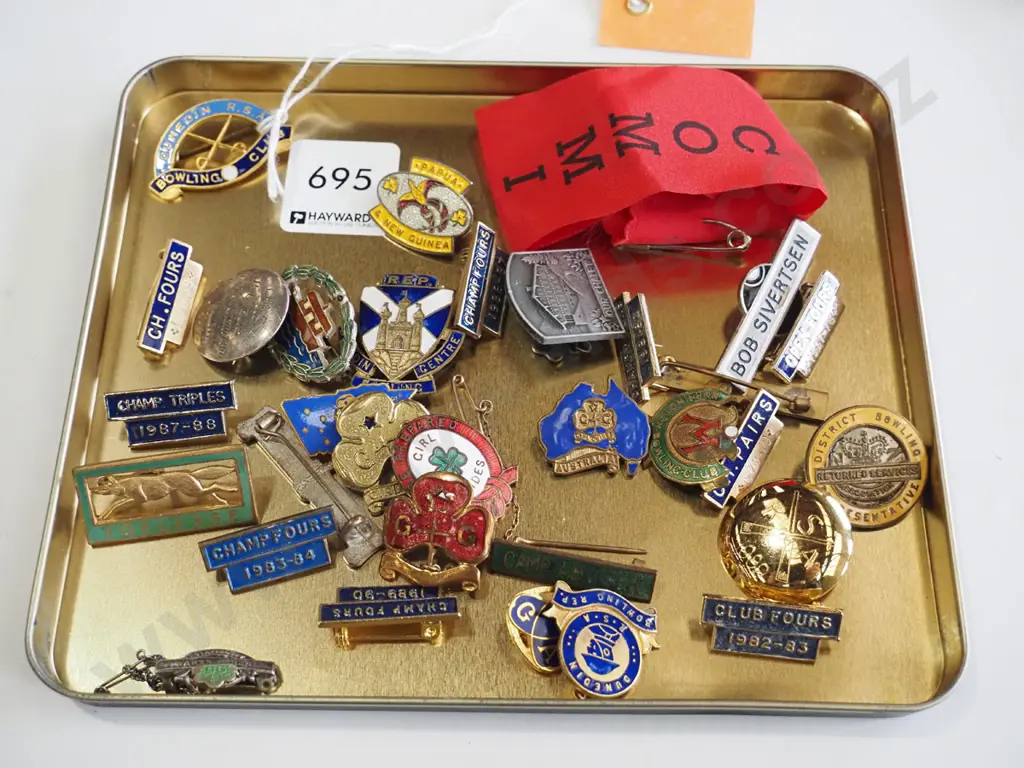tray of badges Image 1++