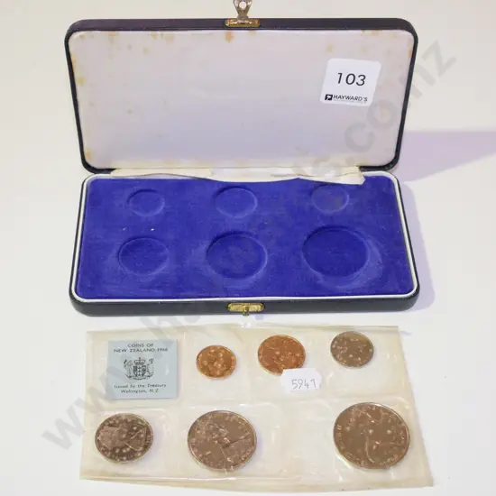 set of collector NZ first decimal coins