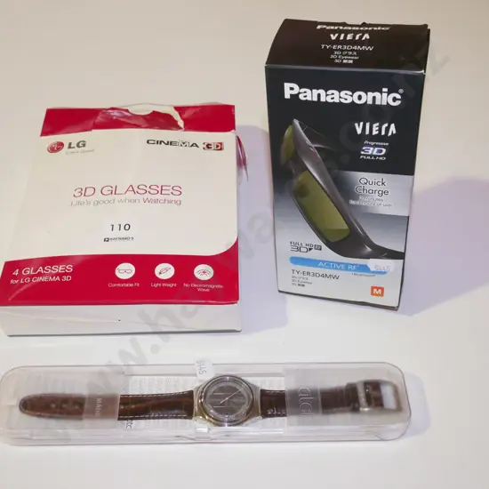 3D TV glasses, Swatch wristwatch