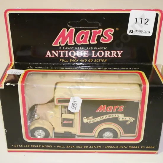 diecast scale model of delivery van