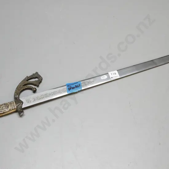reproduction sword - damage to handle